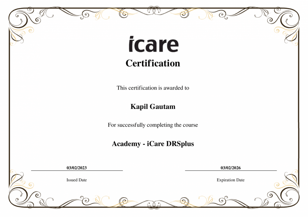 certification-Academy---iCare-DRSplus-kapil.gautam-1
